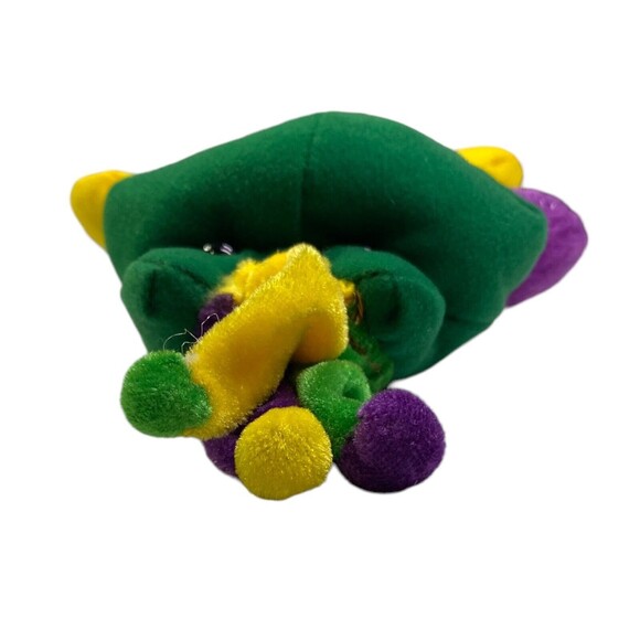 Kellytoy Mardi Gras Jester Hat Frog 9” Plush Stuffed Animal Soft Toy - Picture 10 of 13